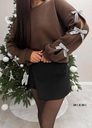 Трендовый батник с бантиками