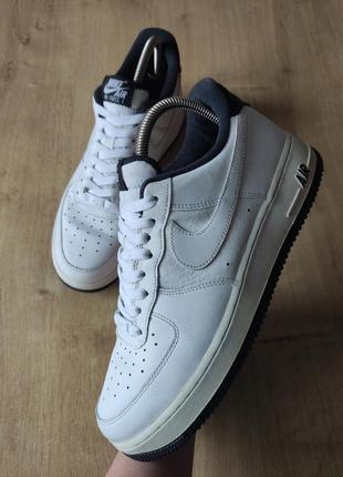 Фирменные мужские кожаные кроссовки nike air force, оригинал, р.42,5