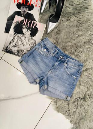 Блакитні джинсові шорти h&m