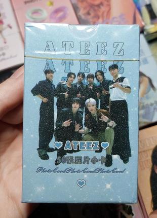 Голографические карты ateez, эйтиз