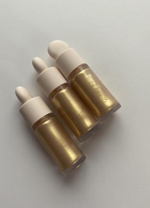 Шелковый жидкий хайлайтер rare beauty оттенок outshine