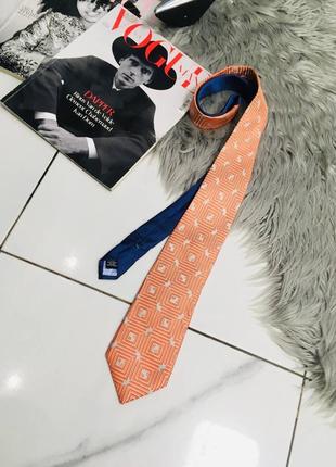 Шелковый натуральный галстук оригинал tommy hilfiger
