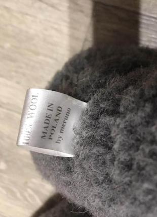 Валенки домашние чуни овечья шерсть р.41-40 ст.26,5/26см тапочки sola direct