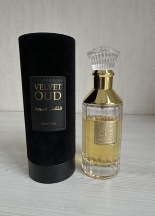 Lattafa perfumes velvet oud парфюмированная вода оригинал