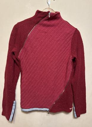 Свитер лонгслив шерсть меланж roxy life водолазка