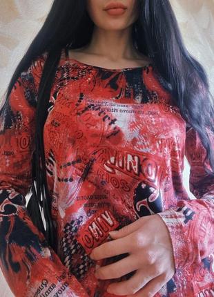 Кофта лонгслів у стилі jean paul gaultier y2k avant garde (m)