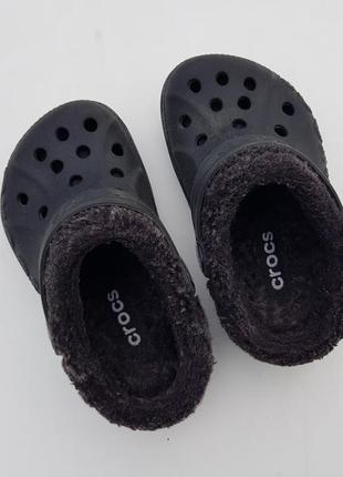 Crocs сабо,тёплые тапки детские3 фото