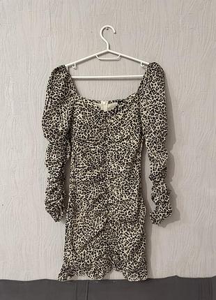 Плаття міні леопардове plt prettylittlething