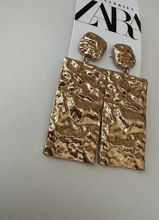 Серьги zara оригинал