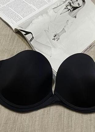 Intimissimi базовый черный бюст (без шлеек)