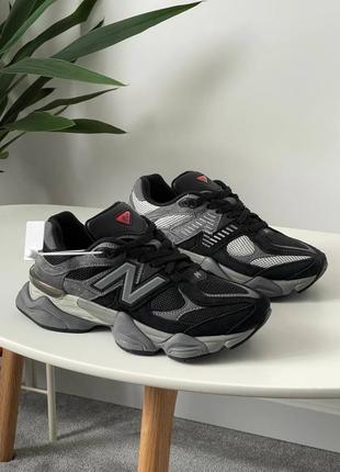Кроссовки new balance 9060 grey black