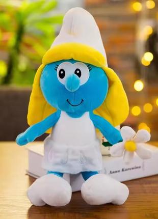 Мягкая плюшевая игрушка милая смурфетта, смурфики, 36 см, новый