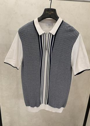 Поло футболка next белая