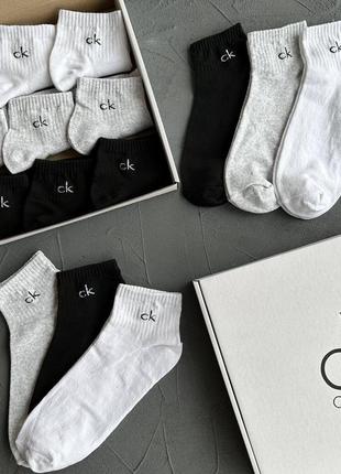 Набір шкарпеток 9 пар чоловічі grigio calvin klein