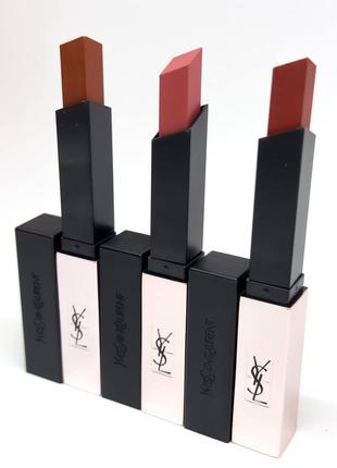 Помада для губ yves rouge pur couture the slimglow mate
