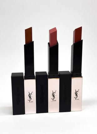 Помада для губ yves rouge pur couture the slimglow mate