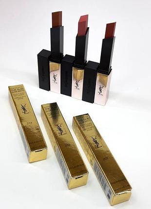 Помада для губ yves rouge pur couture the slimglow mate