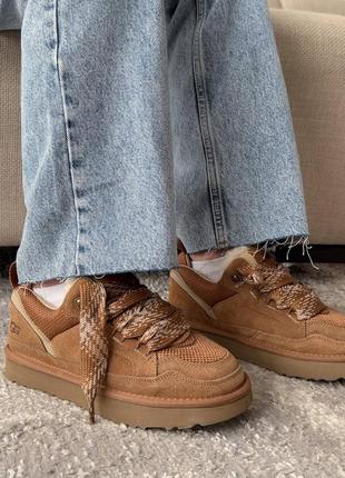 Ugg lowmel sneaker chestnut premium женские угги угги угги ультра мини на овчине зимние теплые