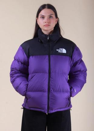 Женская фиолетовая куртка трендовая The North Face