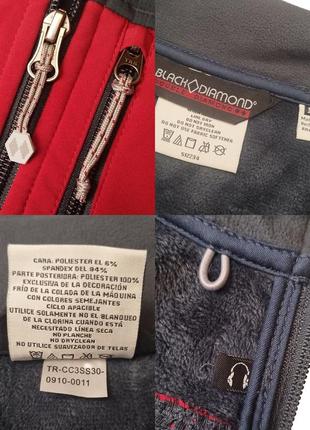 Трекинговая/ туристическая куртка софтшелл black diamond double diamond jacket/ norrona/ helly hansen/ rab/ the north face10 фото