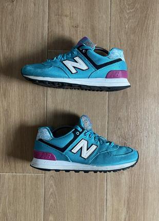 Кроссовки Meias New Balance Run Lightweight Crew preto azul branco 3 pares