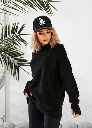 Свитер оверсайз повязка, свитер бургунди,черный, шоколад, молоко, серый.10 фото