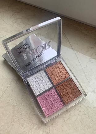 Палетка хайлайтер dior glow face palette