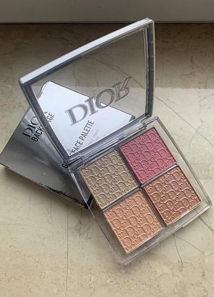 Палетка хайлайтер dior glow face palette