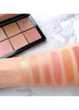 Палетка для моделирования лица nars overlust cheek palette. новая.