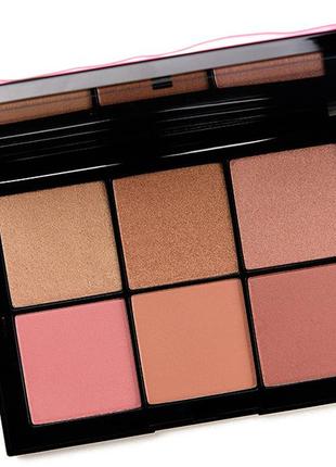 Палетка для моделирования лица nars overlust cheek palette. новая.