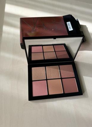 Палетка для моделирования лица nars overlust cheek palette. новая.