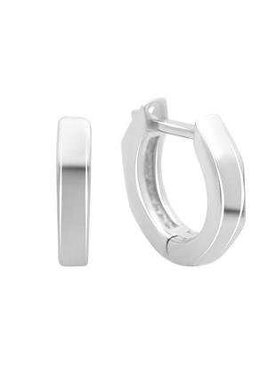 Серьги серебро без камней