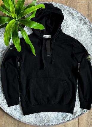 Худи stone island черный 1:1