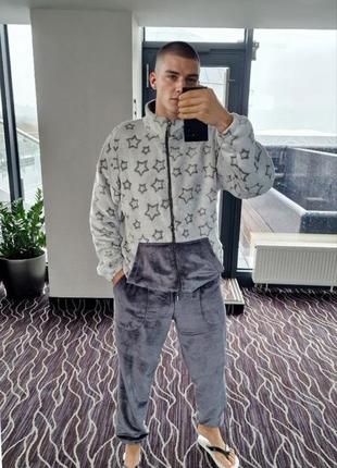 Піжама чоловіча тепла на блискавці2 фото