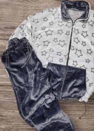 Піжама чоловіча тепла на блискавці4 фото
