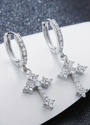 Сережки хрести😍