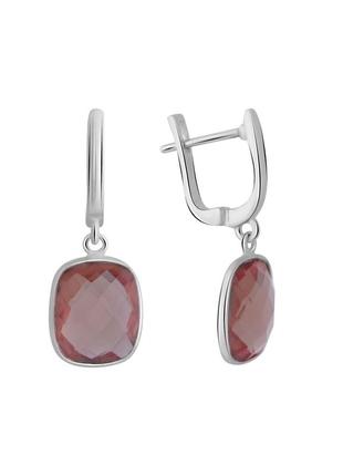 Сережки срібло зі султанить султанітом 9.99ct