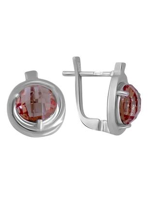 Сережки срібло зі султанить султаном 4.72ct