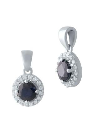 Подвеска серебро с сапфиром 0.843ct