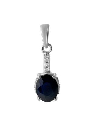 Подвеска серебро с сапфиром 2.063ct