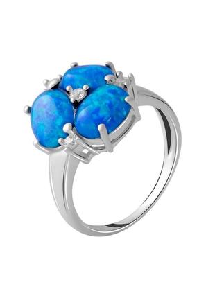 Кольцо серебро с опалом 1.672ct (18см)