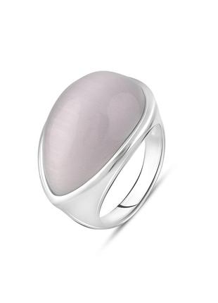 Кольцо серебро с кошачьим глазом 17.925ct (17см)