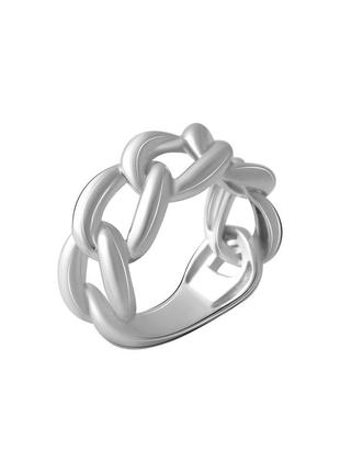 Кольцо серебро без камней (17/18 см)