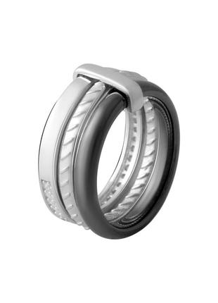 Кольцо серебро с керамикой (16.5/17/17.5 см)