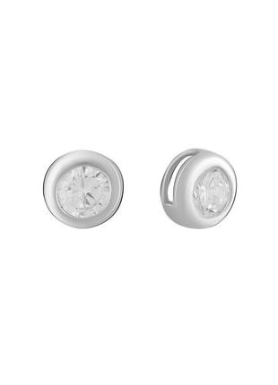 Подвеска серебро с фианитами