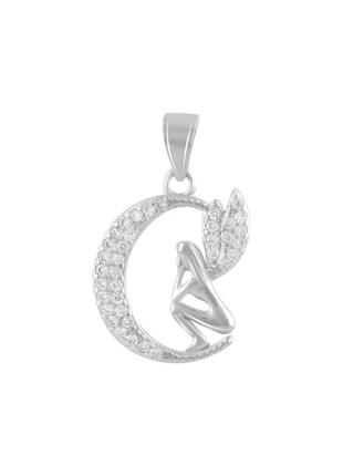 Подвеска серебро с фианитами