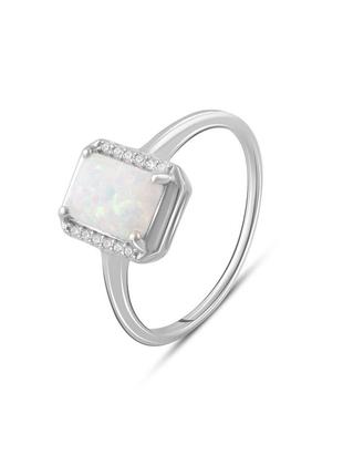 Кольцо серебро с опалом 0.617ct (17.5см)