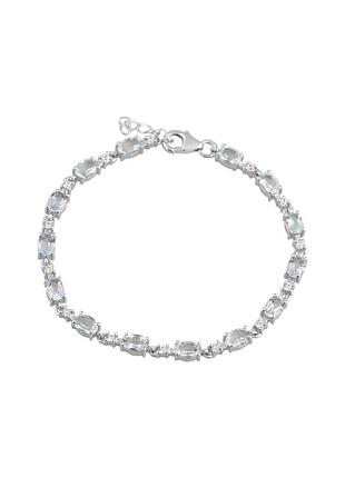 Браслет серебро с топазом 7.068ct (17-20см)