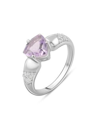 Кольцо серебро с аметистом 1.825ct (17/17.5/18 см)