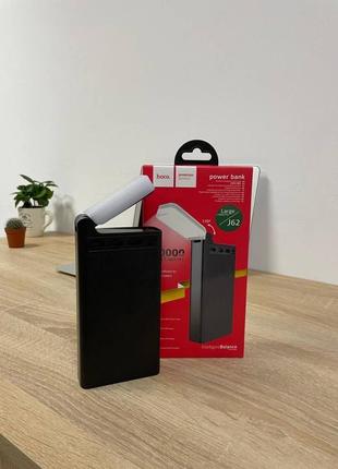 Повербанк с фонариком hoco 30000 mah черный